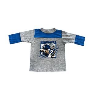 ALL PRO Kids vintage Seattle Seahawks raglan baseball-style t-shirt